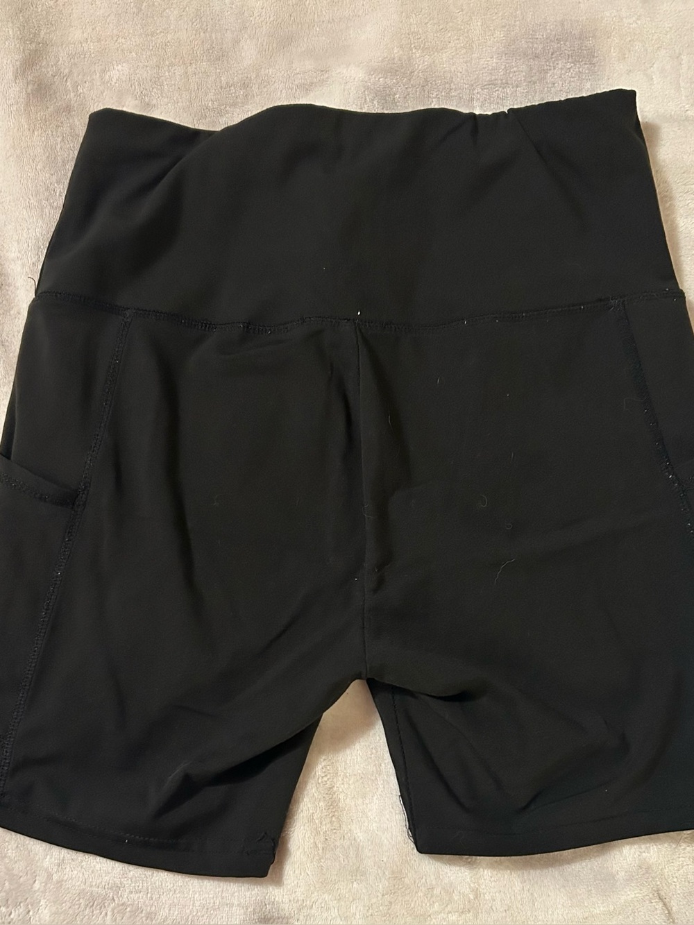 Black Performance Bike/yoga Shorts